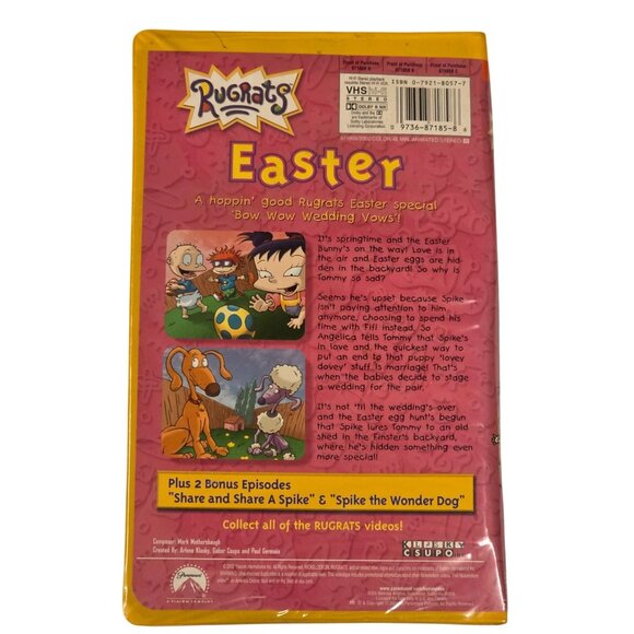 Nickelodeon Rugrats Easter VHS Tape 2002 Animated Childrens Video - Picture 2 of 10